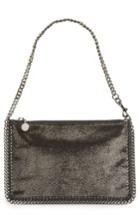 Stella Mccartney 'falabella' Pouch With Convertible Strap - Grey