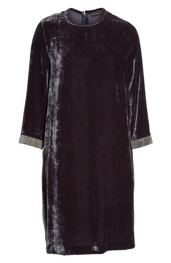 Women's Fabiana Filippi Beaded Velvet Dress Us / 38 It - Blue