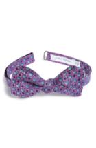 Men's John W. Nordstrom Mini Flower Silk Bow Tie, Size - Pink