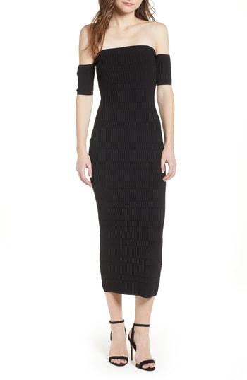 Women's Trouve Tube Sweater Dress - Black