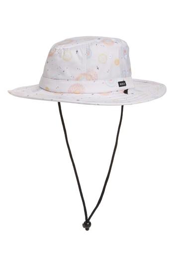 Men's Rvca Luke Fireworks Boonie Hat - White