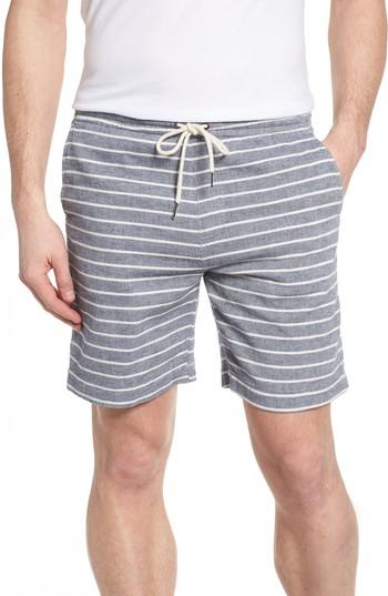 Men's Nifty Genius Steve Stripe Pull-on Shorts - Blue