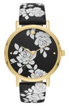Women's Kate Spade New York Metro Grand Leather Strap Watch, 38mm