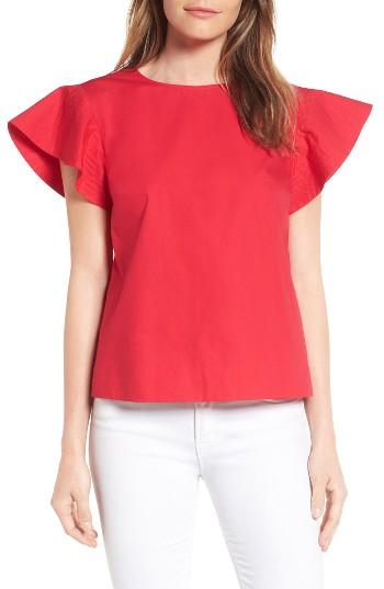 Women's Draper James Cloister Cotton Top - Pink