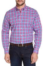 Men's Tailorbyrd Nevin Regular Fit Check Sport Shirt - Pink