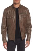Men's Reaction Kenneth Cole Faux Leather Jacket - Brown