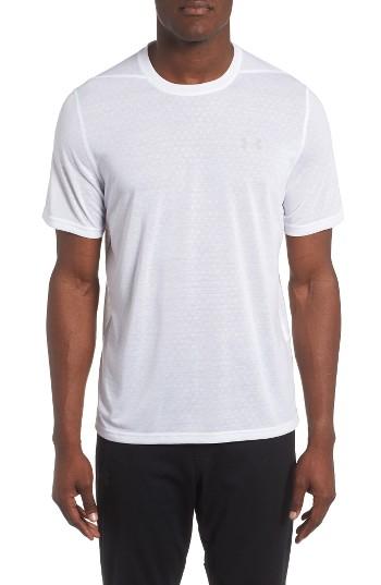 Men's Under Armour Threadborne Siro Fit T-shirt, Size Small - White