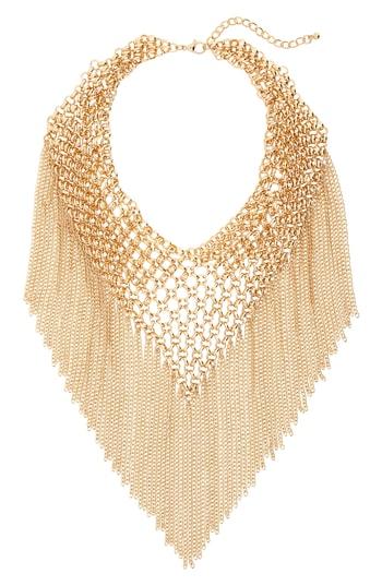 Women's Cara Multi Chain Fringe Collar Necklace