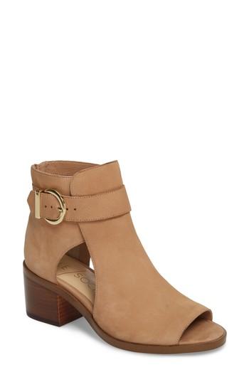 Women's Sole Society Tracy Block Heel Sandal M - Brown