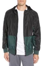 Men's Zella Colorblock Hooded Windbreaker Jacket