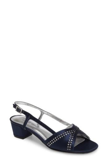 Women's David Tate Wish Slingback Sandal N - Blue