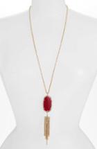 Women's Kendra Scott 'rayne' Stone Tassel Pendant Necklace