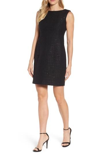 Women's Anne Klein New York Sequin Tweed Sheath Dress