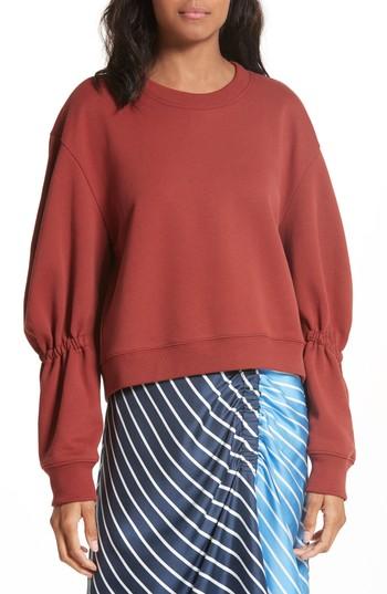 Women's Tibi Sculpted Sleeve Sweatshirt