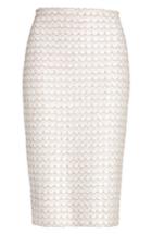 Women's St. John Collection Sequin Scallop Tweed Pencil Skirt