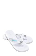 Women's Cathy's Concepts 'bridesmaid' Personalized Flip Flops - White