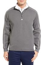 Men's Bobby Jones Tech Quarter Zip Pullover - Grey