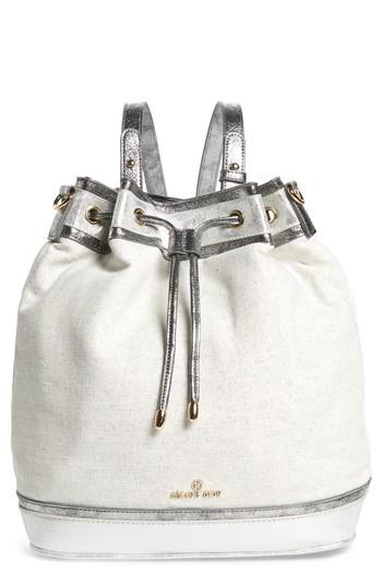 Celine Dion Soft Metallic Convertible Backpack - Metallic