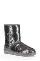 Women's Ugg Classic Short Sequin Boot M - Metallic
