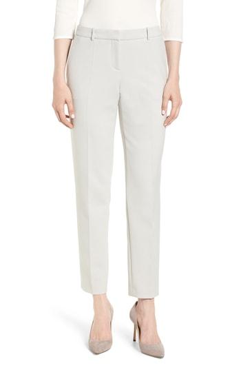 Women's Boss Tiluna Stretch Suiting Ankle Trousers - Metallic