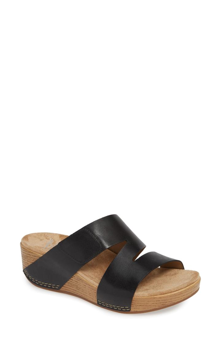 Women's Dansko Lacee Slide Sandal .5-9us / 39eu M - Black