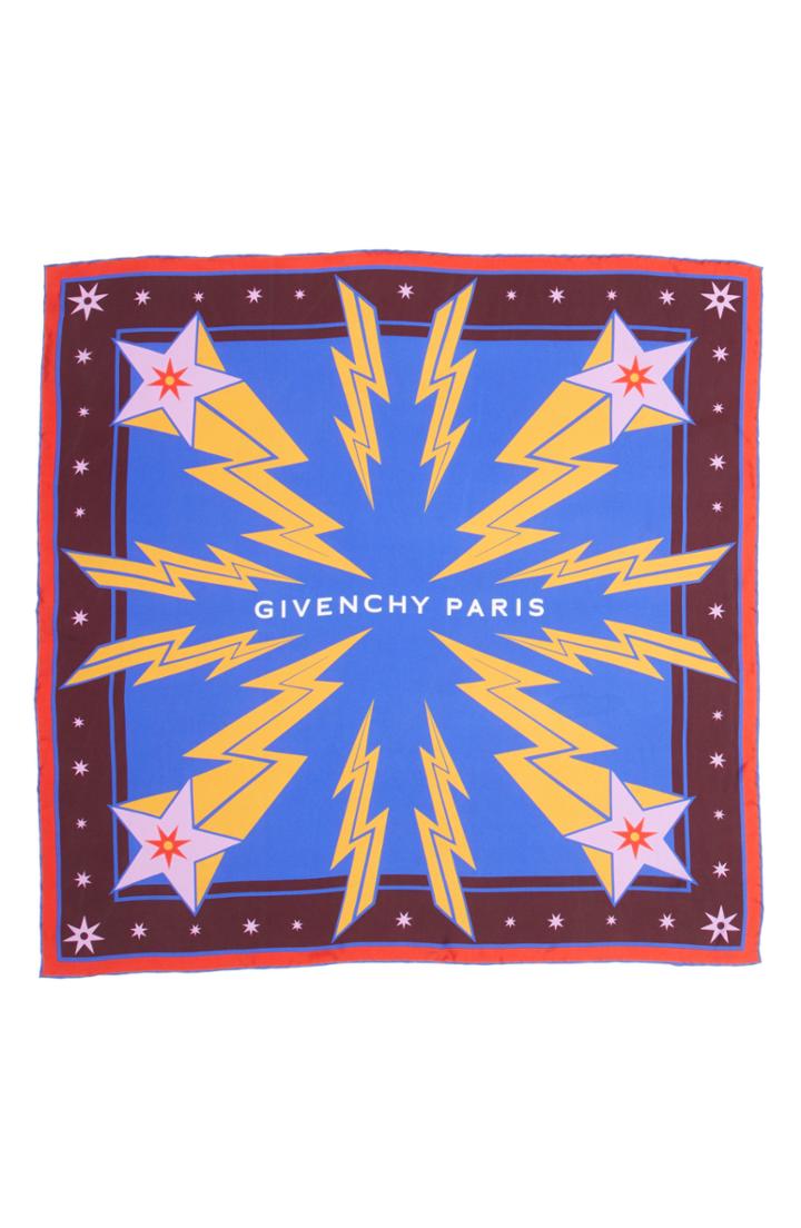 Women's Givenchy Iconic Flash Silk Twill Scarf