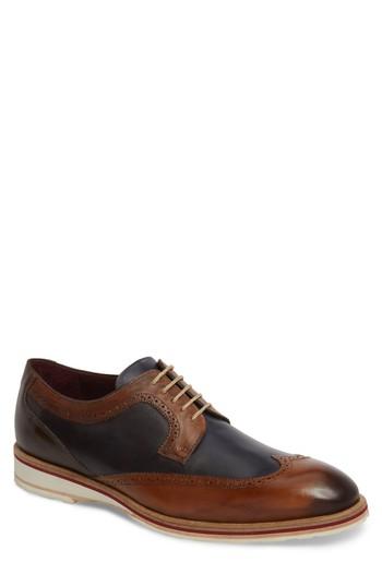 Men's Mezlan Zeus Wingtip M - Brown