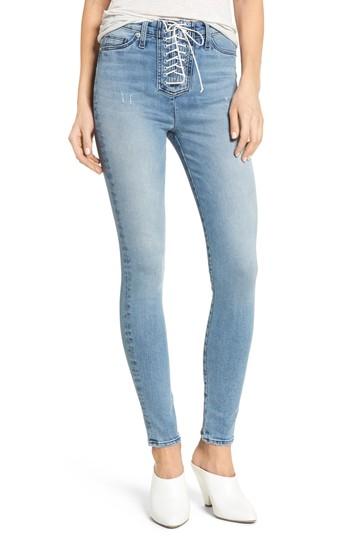 Women's Hudson Jeans Bullocks Lace-up High Waist Super Skinny Jeans