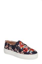 Women's Topshop Theory Goldfish Embellished Slip-on Sneaker .5us / 37eu - Blue