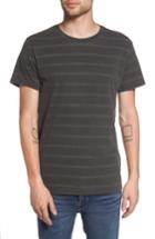 Men's Rvca Double Stripe T-shirt, Size - Black