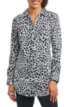 Women's Foxcroft Fay Animal Print Shirt