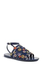 Women's Tory Burch Marguerite Sandal M - Blue