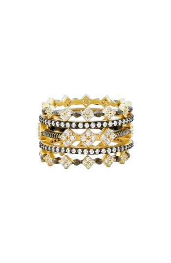Women's Freida Rothman Rose Dor 5-stack Rings