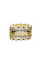 Women's Freida Rothman Rose Dor 5-stack Rings