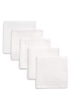 Men's The Tie Bar Basic White 5-pack Pocket Squares, Size - White