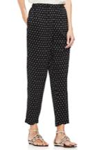 Women's Vince Camuto Island Imprints Slim Leg Pants - Black