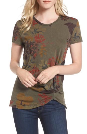 Women's Stateside Floral Twist Front Tee