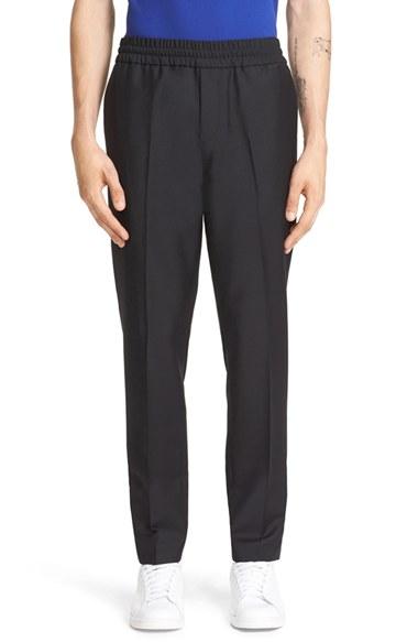 Men's Acne Studios 'ryder' Wool Pants Eu - Black