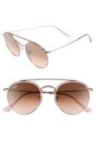 Women's Ray-ban The Ja-jo 54mm Round Sunglasses - Light Pink