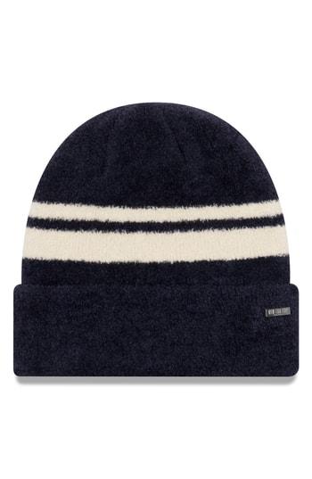 Men's New Era Cap Velvet Cuff Beanie - Blue