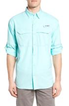Men's Columbia Low Drag Offshore Woven Shirt - Blue/green