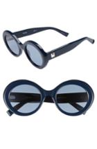 Women's Max Mara Prism Viii 51mm Oval Sunglasses - Blue