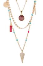 Women's Panacea Multi Stone Layered Necklace