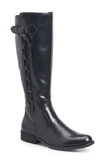 Women's B?rn Cook Knee High Boot Wide Calf M - Black