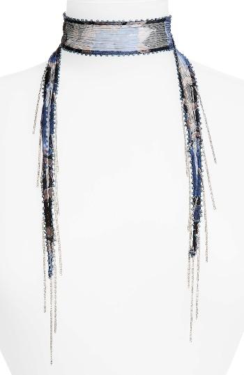 Women's Chan Luu Beaded Floral Tie Necklace