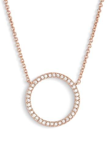 Women's Nadri Openwork Crystal Pendant Necklace