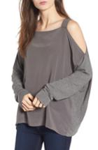 Women's Bailey 44 Fencing Cold Shoulder Top - Grey