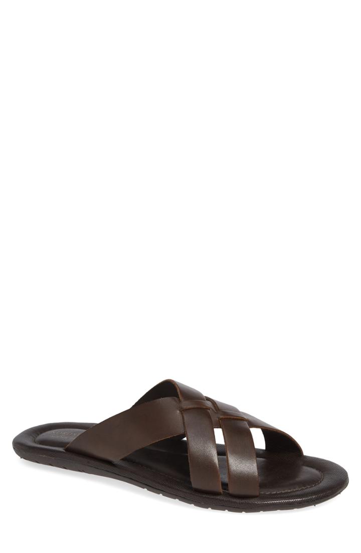 Men's Nordstrom Men's Shop Adam Sandal M - Brown