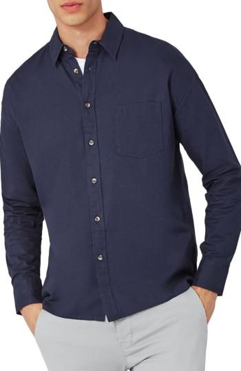 Men's Topman Slim Fit Summer Oxford Shirt