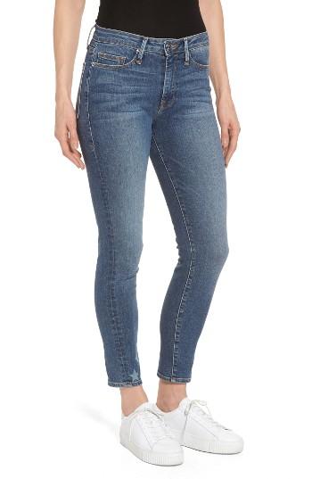 Women's Good American Good Legs High Waist American Flag Crop Skinny Jeans